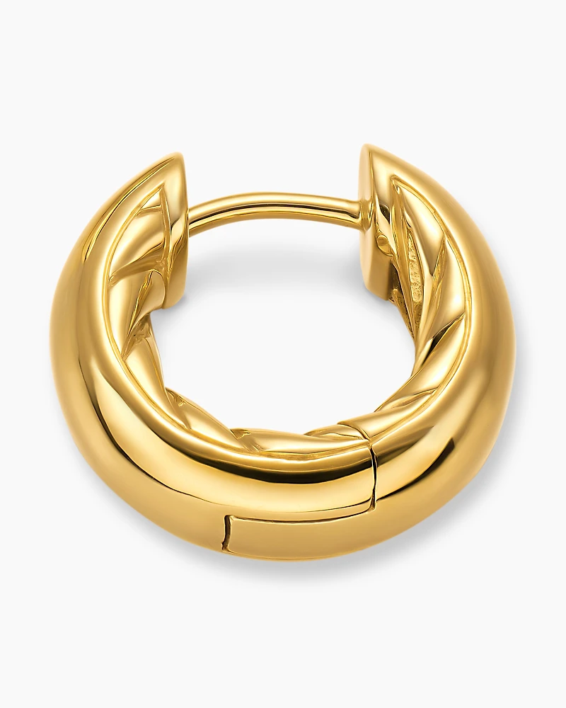 DY Mercer® Micro Hoop Earrings in 18K Yellow Gold, 13.4mm