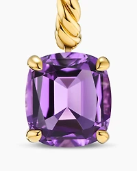 Marbella Drop Earrings in 18K Yellow Gold with Amethyst, 11mm