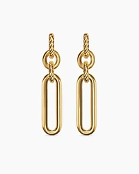 Lexington Double Link Drop Earrings in 18K Yellow Gold, 53mm