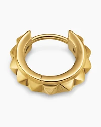 Pyramid Hoop Earrings in 18K Yellow Gold, 12.7mm