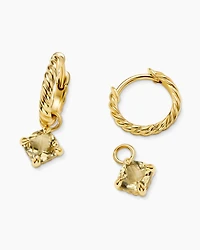 Micro Chatelaine® Drop Earrings in 18K Yellow Gold with Champagne Citrine, 5mm