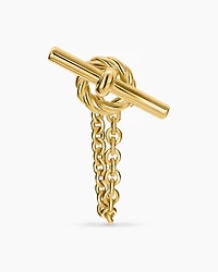 DY Mercer® Petite Toggle Chain Stud Earrings in 18K Yellow Gold, 38.2mm