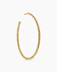 Cablespira® Hoop Earrings in 18K Yellow Gold, 42.3mm