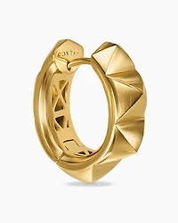 Pyramid Hoop Earrings in 18K Yellow Gold