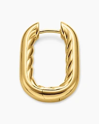 DY Madison® Smooth Hoop Earrings in 18K Yellow Gold, 24.3mm