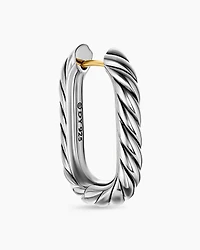 DY Madison® Cable Hoop Earrings in Sterling Silver, 24.3mm