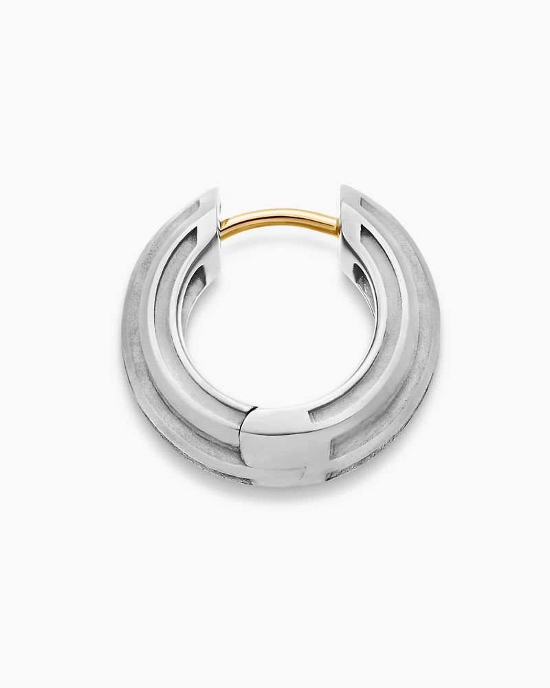 Armoury® Hoop Earring in Sterling Silver, 14mm