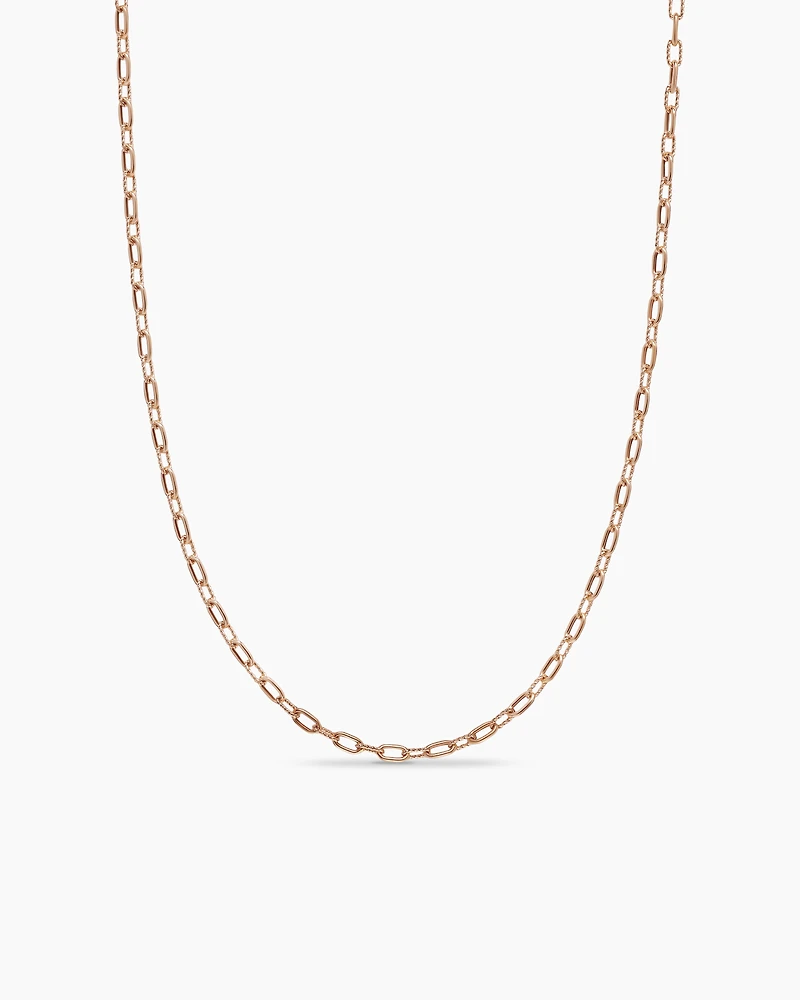 DY Madison® Chain Necklace with 18K Rose Gold