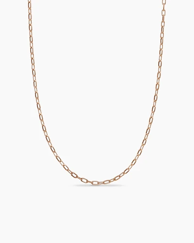 DY Madison® Chain Necklace with 18K Rose Gold