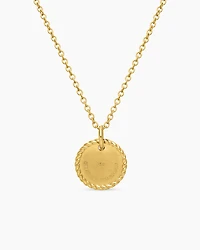 Cable Collectibles Rainbow Necklace in 18K Yellow Gold with Pavé, 11mm