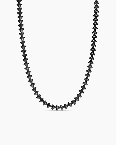 Armory® Necklace in Black Titanium, 9.5mm