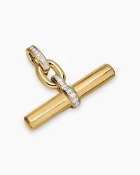 Lexington Chain Necklace in 18K Yellow Gold with Diamonds, 9.8mm