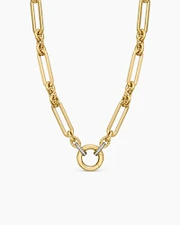 Lexington Chain Necklace 18K Yellow Gold with Diamonds, 4.5mm
