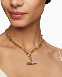 Lexington Chain Necklace 18K Yellow Gold with Diamonds, 4.5mm