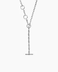 DY Madison® Three Ring Chain Necklace Sterling Silver, 3mm