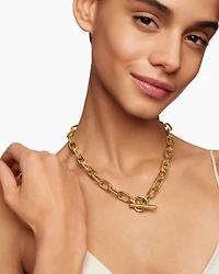 DY Madison® Toggle Chain Necklace in 18K Yellow Gold, 11mm