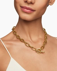 DY Madison® Toggle Chain Necklace in 18K Yellow Gold, 11mm