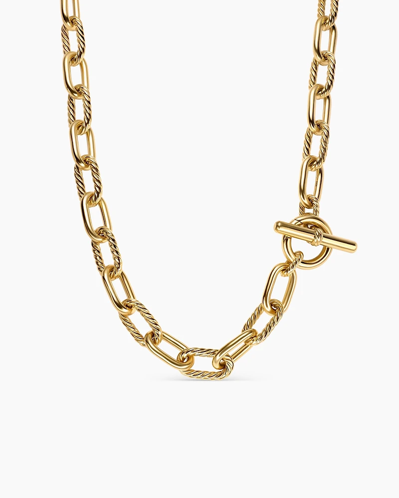 DY Madison® Toggle Chain Necklace in 18K Yellow Gold, 11mm