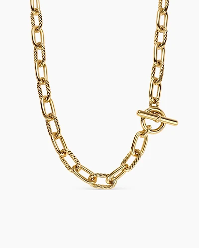 DY Madison® Toggle Chain Necklace in 18K Yellow Gold, 11mm