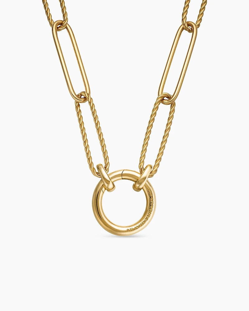 DY Madison® Elongated Chain Necklace in 18K Yellow Gold, 5mm