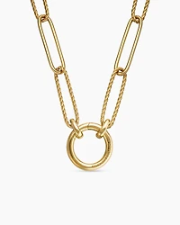 DY Madison® Elongated Chain Necklace in 18K Yellow Gold, 5mm
