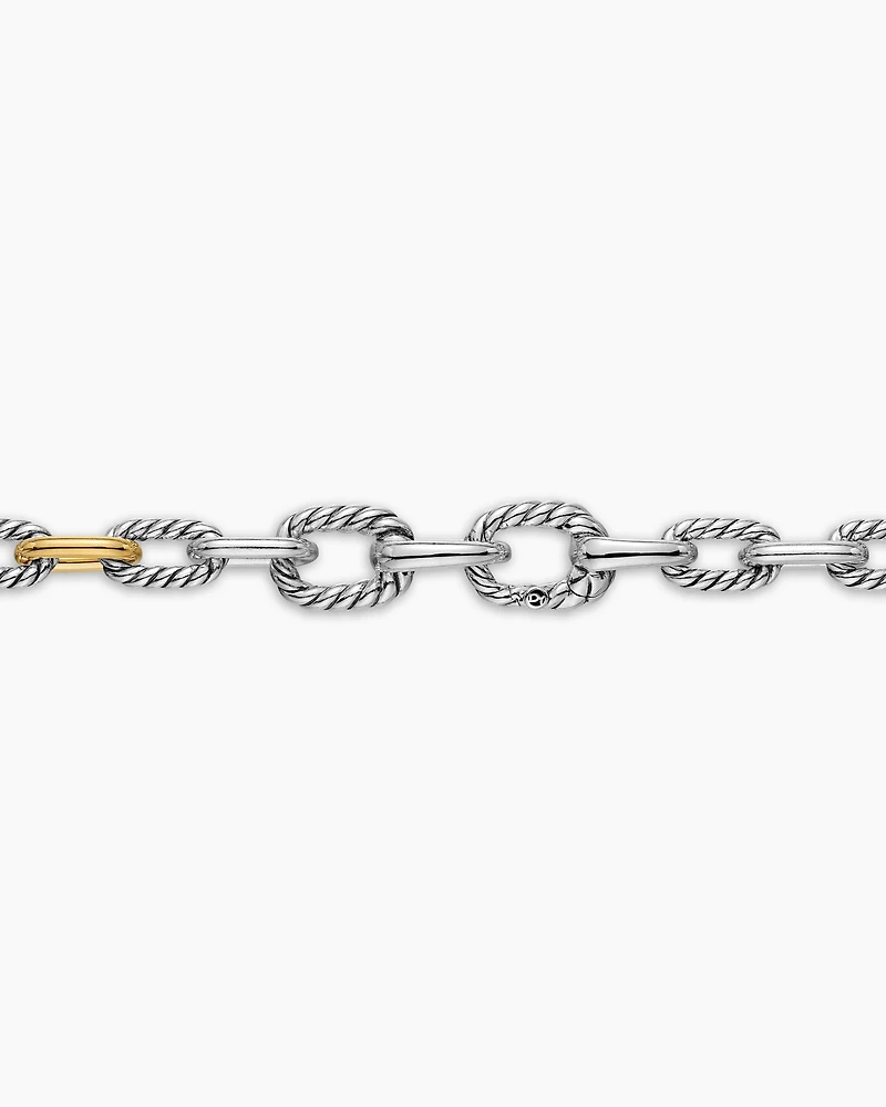 DY Madison® Chain Necklace Sterling Silver with 18K Yellow Gold