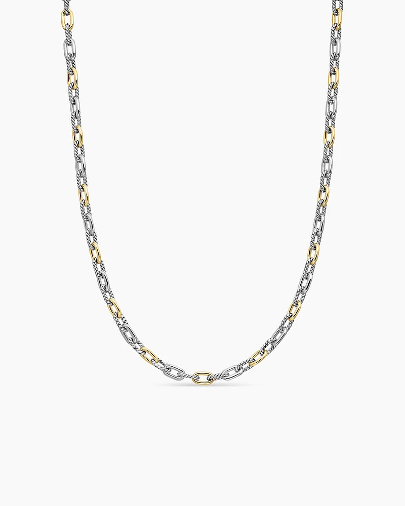 DY Madison® Chain Necklace Sterling Silver with 18K Yellow Gold