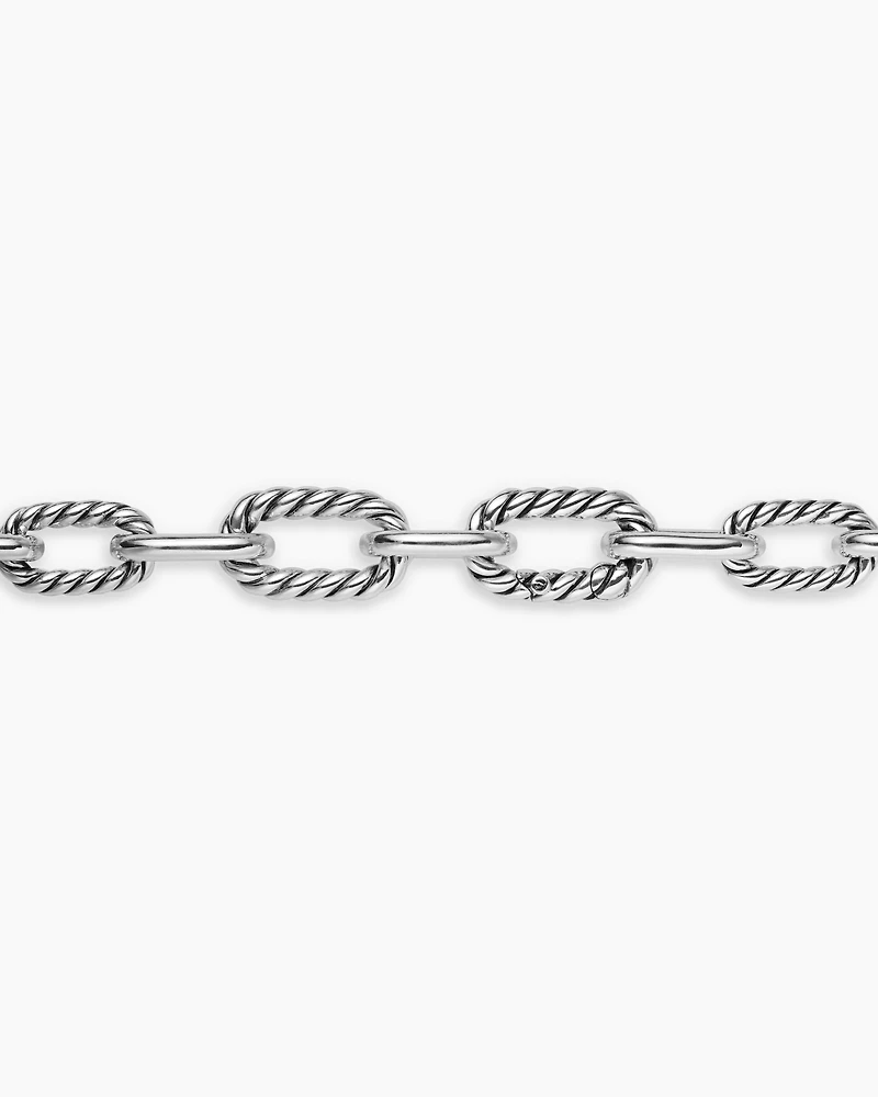 DY Madison® Chain Necklace in Sterling Silver with 18K Yellow Gold, 8.5mm