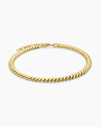 Sculpted Cable Necklace in 18K Yellow Gold