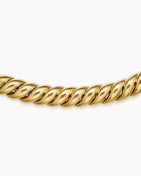 Sculpted Cable Necklace in 18K Yellow Gold