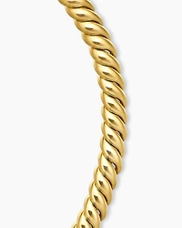 Sculpted Cable Necklace in 18K Yellow Gold