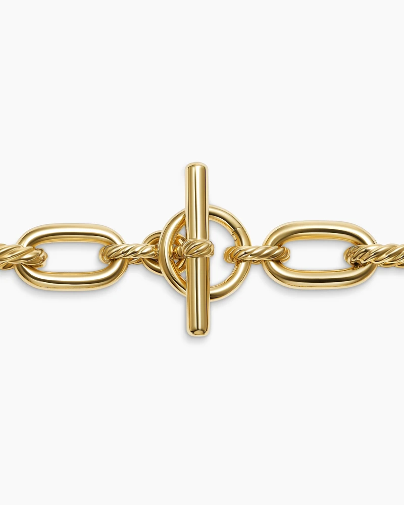 DY Madison® Toggle Necklace in 18K Yellow Gold, 13.5mm