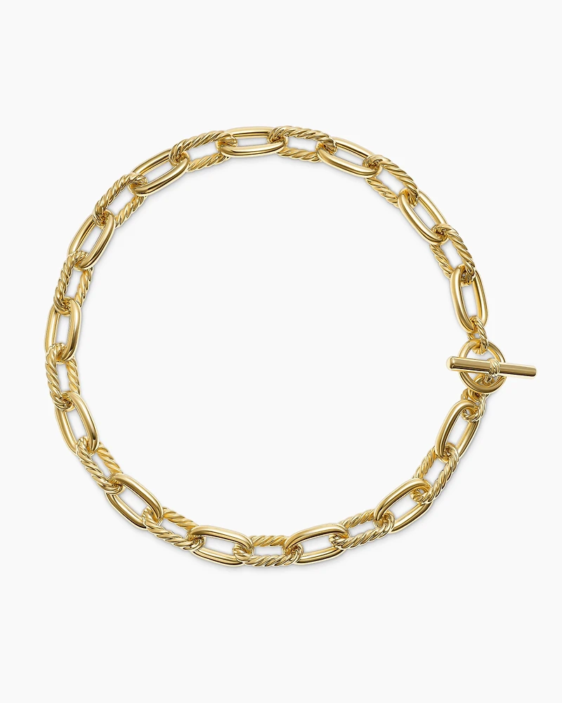 DY Madison® Toggle Necklace in 18K Yellow Gold, 13.5mm