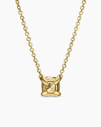 Micro Chatelaine® Pendant Necklace in 18K Yellow Gold with Champagne Citrine, 5mm