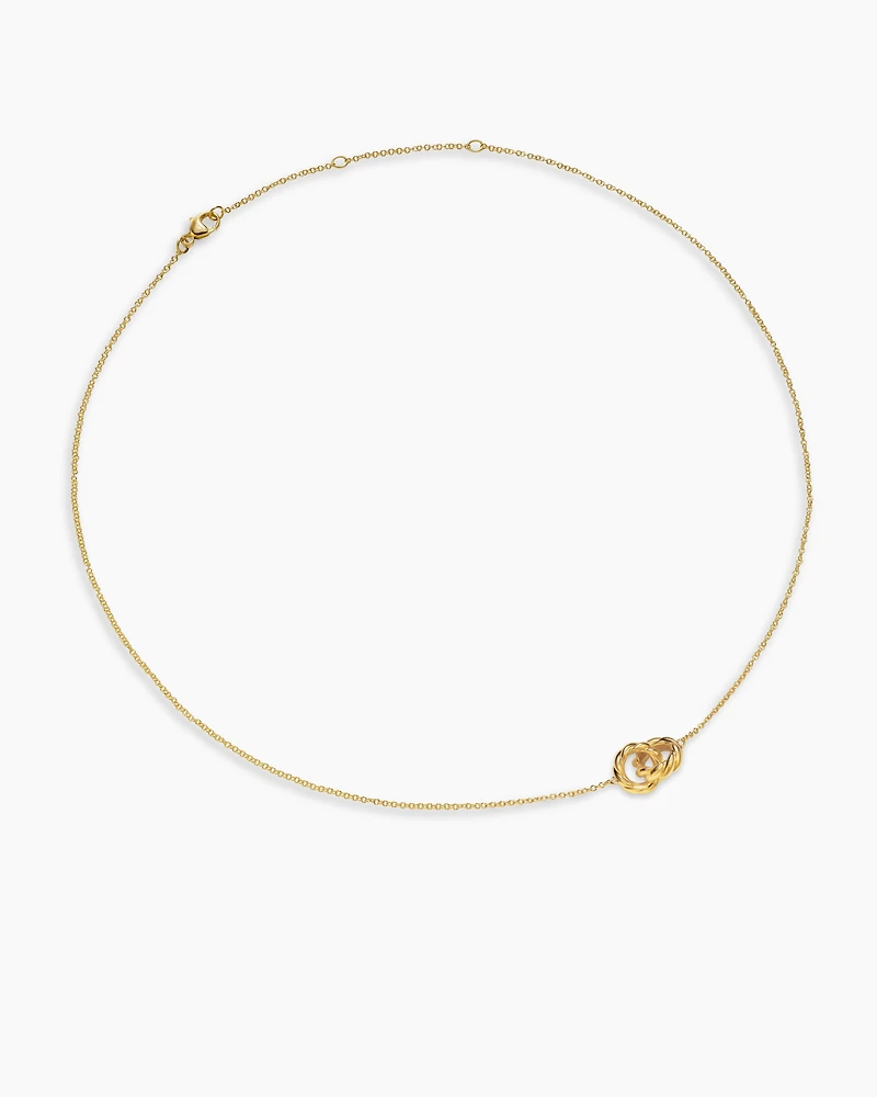 Sculpted Cable Chain Necklace in 18K Yellow Gold, 9mm