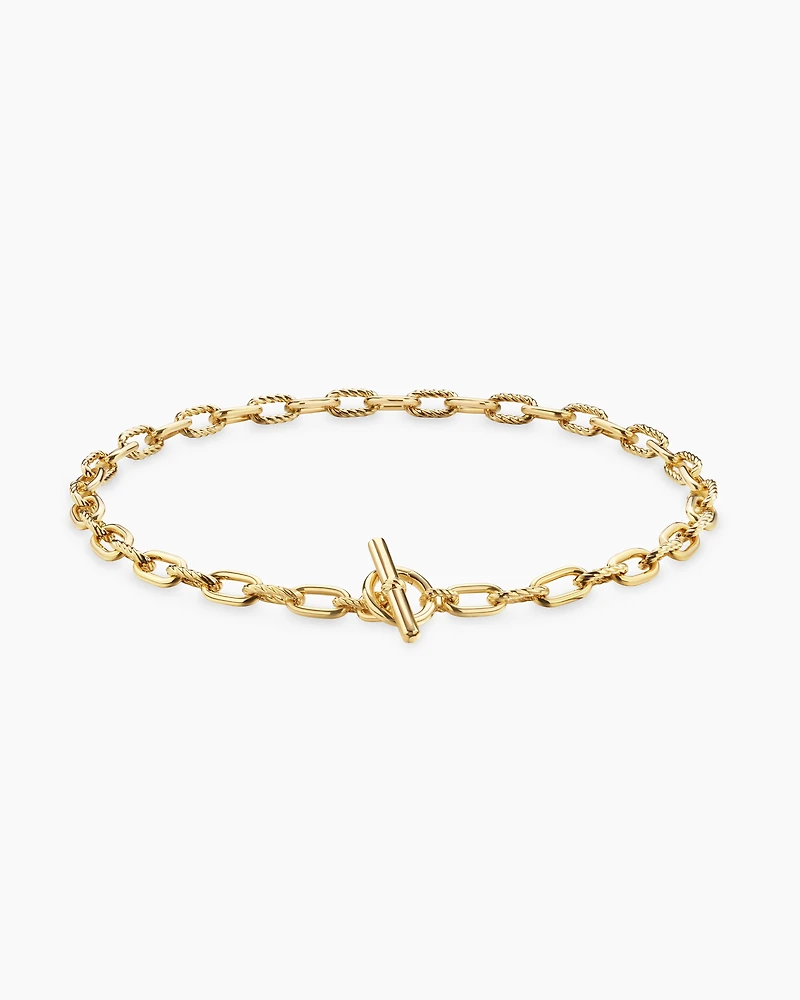 DY Madison® Toggle Chain Necklace 18K Yellow Gold, 8.5mm
