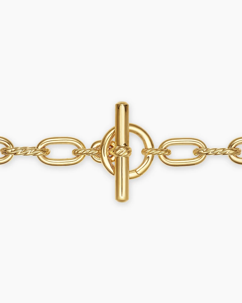 DY Madison® Toggle Chain Necklace 18K Yellow Gold, 8.5mm