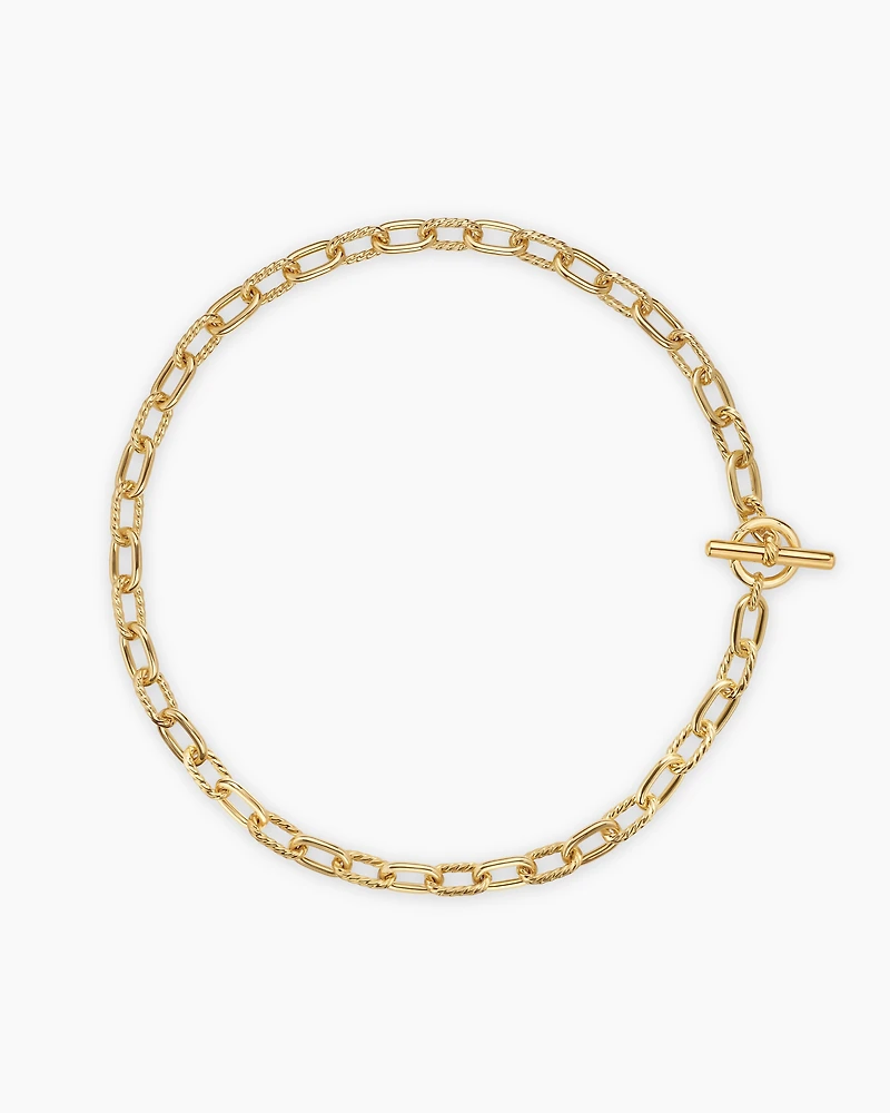 DY Madison® Toggle Chain Necklace 18K Yellow Gold, 8.5mm