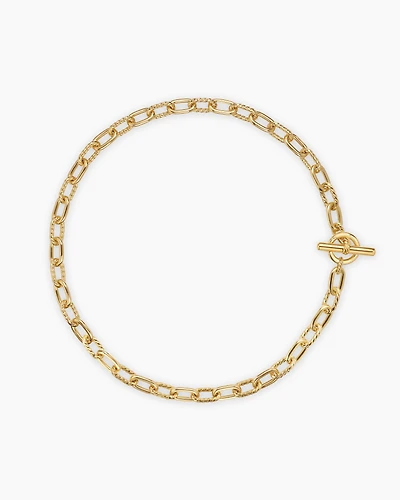 DY Madison® Toggle Chain Necklace 18K Yellow Gold, 8.5mm