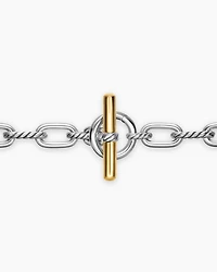 DY Madison® Toggle Chain Necklace Sterling Silver 18K Yellow Gold