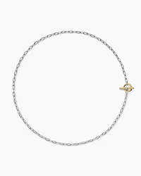 DY Madison® Toggle Chain Necklace Sterling Silver 18K Yellow Gold
