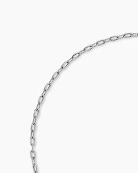 DY Madison® Pavé Diamond Toggle Chain Necklace Sterling Silver, 3mm