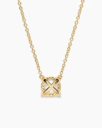 Pearl Classics Necklace in 18K Yellow Gold with Diamonds, 6.5mm