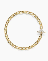 DY Madison® Toggle Chain Necklace 18K Yellow Gold with Diamonds, 11mm