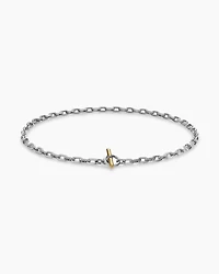 DY Madison® Toggle Chain Necklace Sterling Silver 18K Yellow Gold