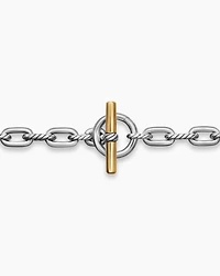 DY Madison® Toggle Chain Necklace Sterling Silver 18K Yellow Gold