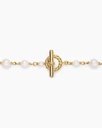 Pearl Classics Toggle Chain Necklace 18K Yellow Gold, 4.5mm