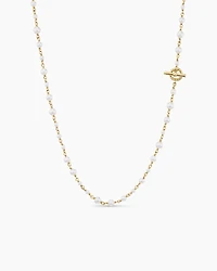 Pearl Classics Toggle Chain Necklace 18K Yellow Gold, 4.5mm