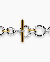 DY Mercer® Chain Necklace Sterling Silver with 18K Yellow Gold and Diamonds