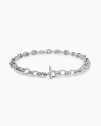 DY Mercer® Chain Necklace Sterling Silver with Diamonds, 8mm